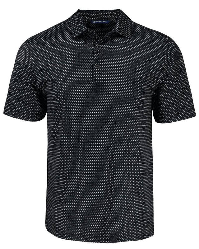 Cutter & Buck Men's Pike Recycled Shadow Check Print Polo