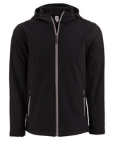 Clique Men's Tempo Recycled Stretch Softshell Full Zip Hooded Jacket