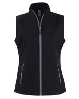 Clique Women's Tempo Recycled Stretch Softshell Full Zip Vest