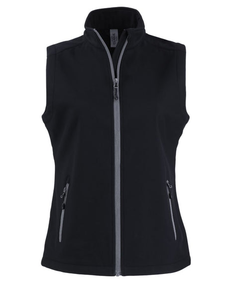 Clique Women's Tempo Recycled Stretch Softshell Full Zip Vest