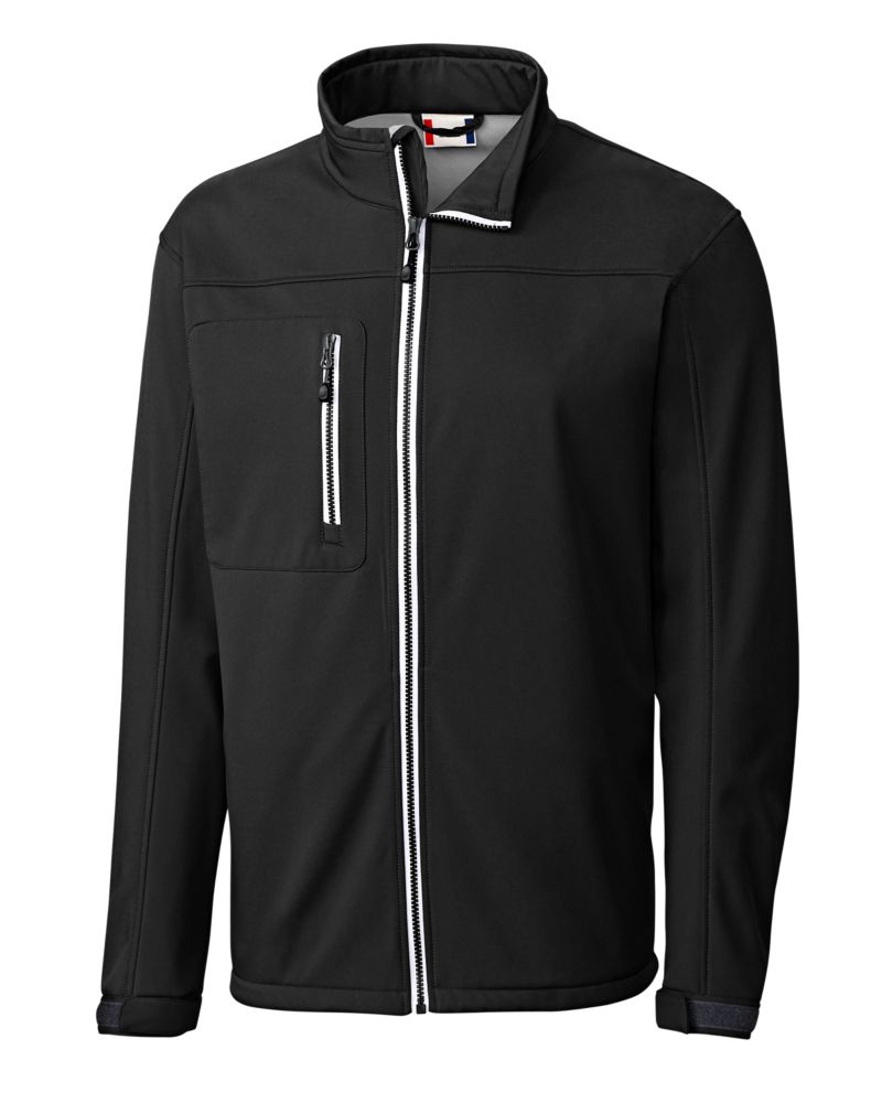 Clique Men's Telemark Recycled Stretch Softshell Full Zip Jacket