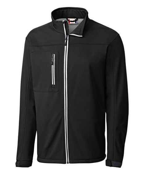 Clique Men's Telemark Recycled Stretch Softshell Full Zip Jacket