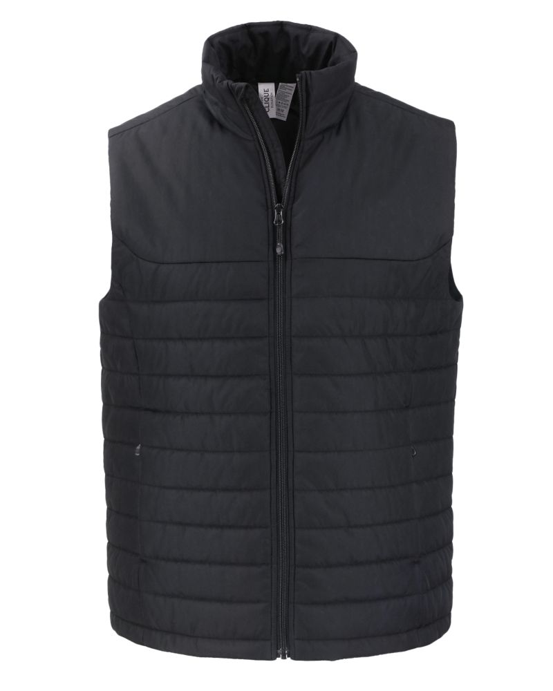 Clique Men's Elevation Recycled Insulated Puffer Full Zip Vest