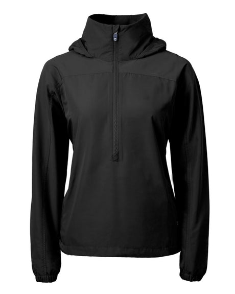 Cutter & Buck Women's Charter Packable Half Zip Anorak Jacket