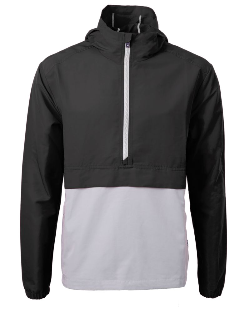 Cutter & Buck Men's Charter Packable Half Zip Anorak Jacket