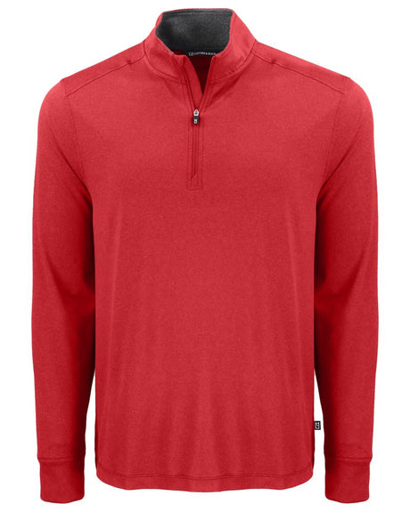 Cutter & Buck Men's Forge Recycled Four-Way Stretch Quarter Zip Pullover