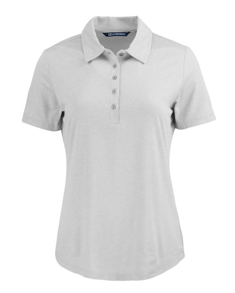 Cutter & Buck Women's Coastline Recycled Double Peached Polo