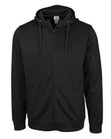 Clique Men's Lift Solution-dyed Performance Full Zip Hooded Sweatshirt