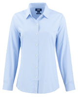 Cutter & Buck Women's Skyline Recycled Gingham Long Sleeve Spread Collar Dress Shirt