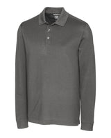 Cutter & Buck Men's Advantage Cotton-Blend Pique Long Sleeve Polo