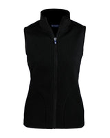 Cutter & Buck Women's Cascade Epic Comfort Recycled Sherpa Fleece Full Zip Vest