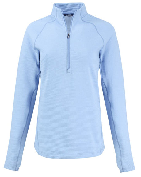 Cutter & Buck Women's Peshastin Recycled GridFleece Half Zip Pullover