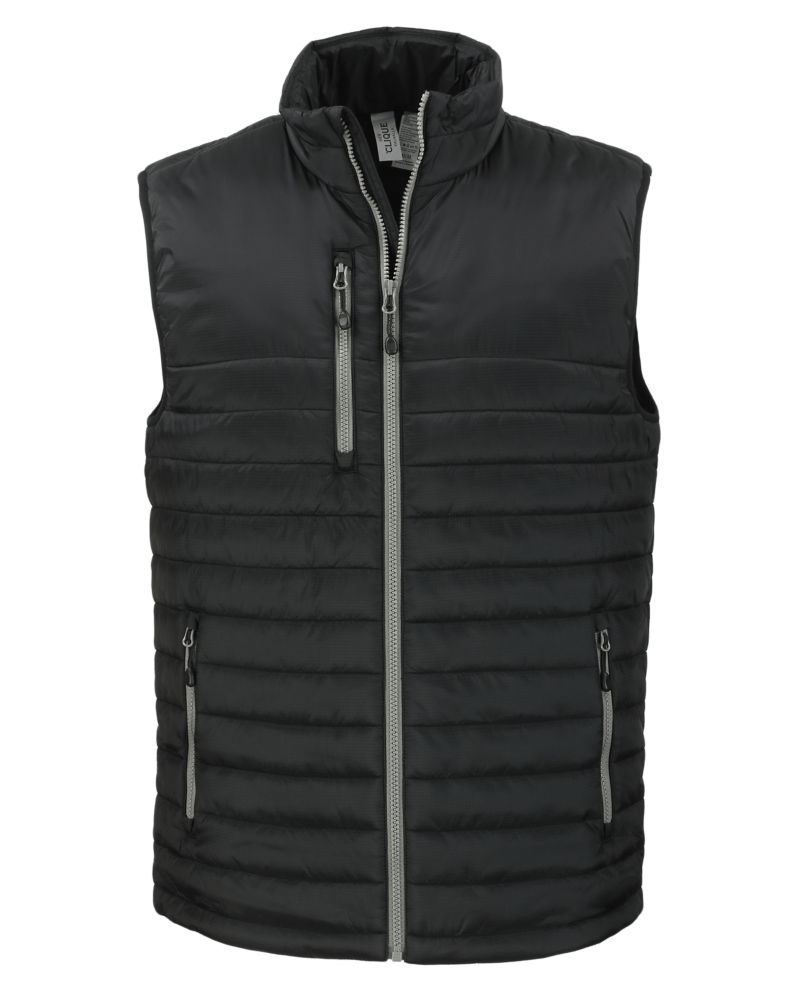 Clique Men's Valhalla Recycled Insulated Puffer Full Zip Vest