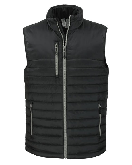 Clique Men's Valhalla Recycled Insulated Puffer Full Zip Vest