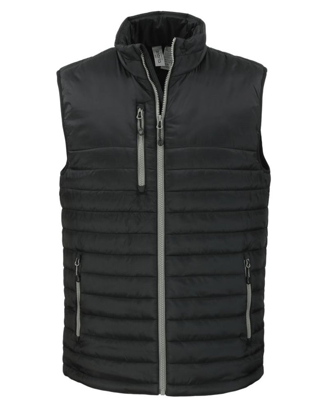 Clique Men's Valhalla Recycled Insulated Puffer Full Zip Vest