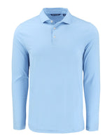 Cutter & Buck Men's Coastline Recycled Double Peached Long Sleeve Polo