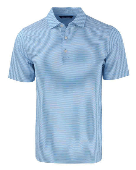 Cutter & Buck Men's Forge Recycled Double Stripe Four-Way Stretch Polo