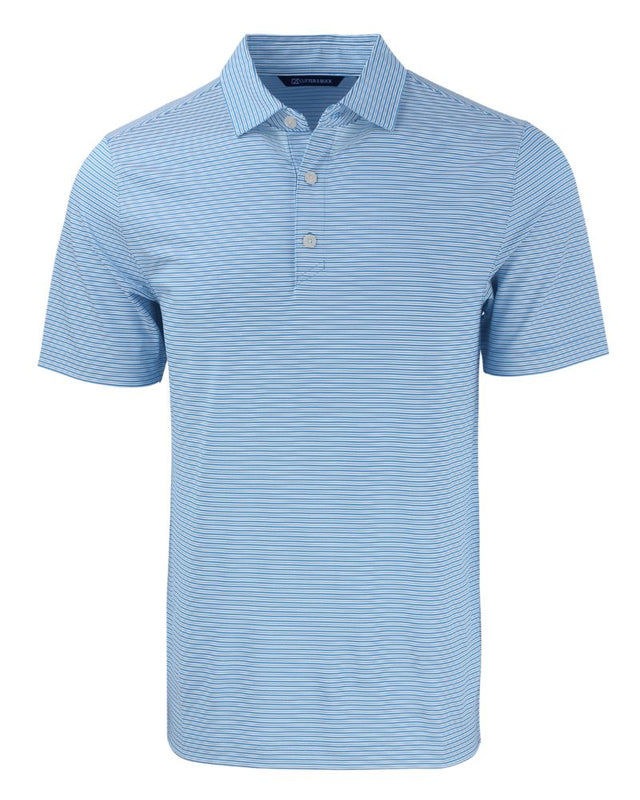 Cutter & Buck Men's Forge Recycled Double Stripe Four-Way Stretch Polo