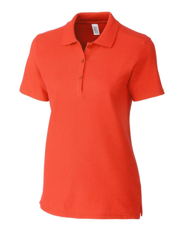 Clique Women's Addison All Cotton Pique Polo