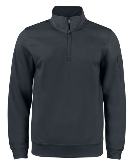 Clique Men's Lift Solution-dyed Performance Half Zip Sweatshirt