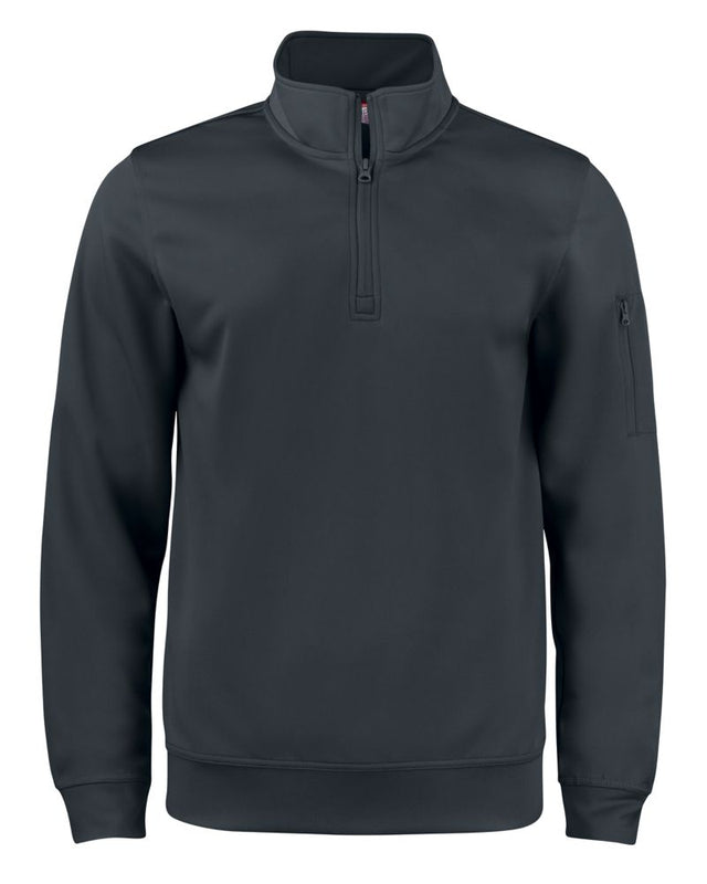 Clique Men's Lift Solution-dyed Performance Half Zip Sweatshirt