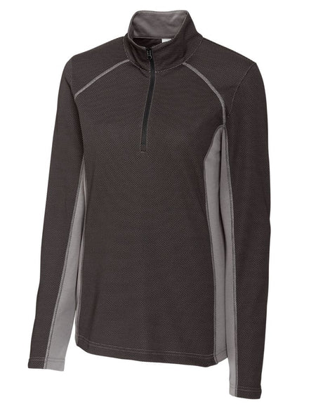 Clique Women's Ice Pique Colorblock Tech Half Zip