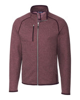Cutter & Buck Men's Mainsail Sweater-Knit Full Zip Jacket