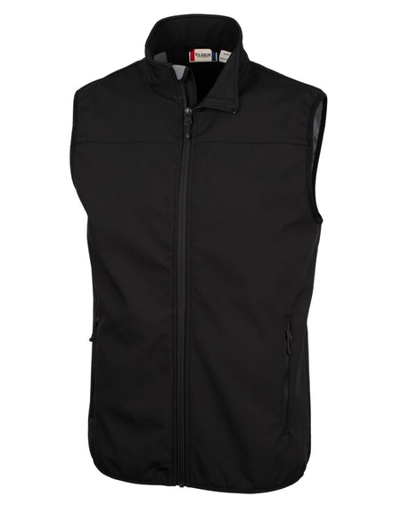 Clique Men's Trail Recycled Stretch Softshell Full Zip Vest