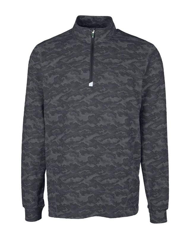 Cutter & Buck Men's Traverse Big & Tall Camo Quarter Zip Pullover