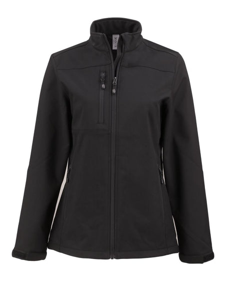 Clique Women's Tempest Recycled Waterproof Stretch Softshell Full Zip Jacket