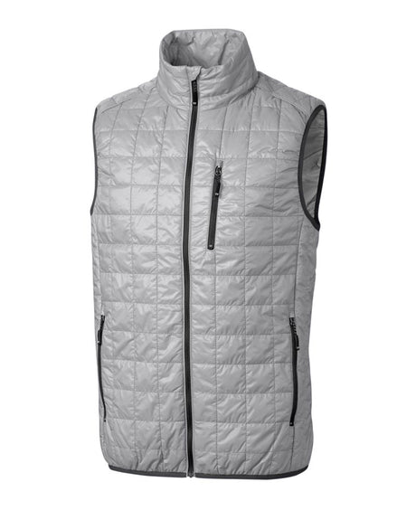 Cutter & Buck Men's Rainier Recycled Insulated Puffer Full Zip Vest