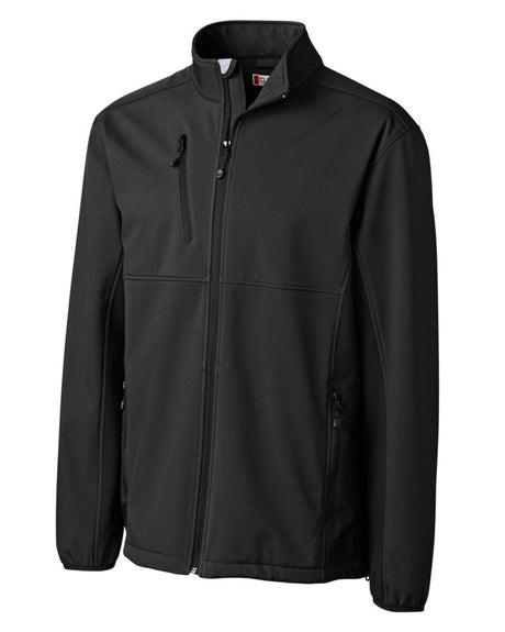 Clique Men's Narvik Recycled Colorblock Stretch Softshell Full Zip Jacket