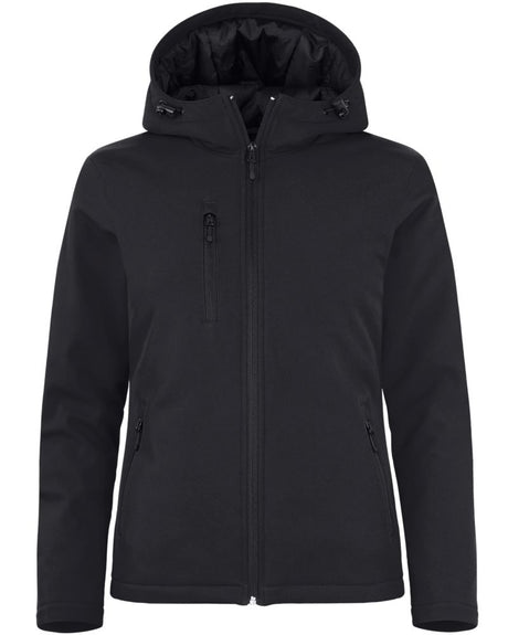 Clique Women's Equinox Insulated Softshell Full Zip Hooded Jacket