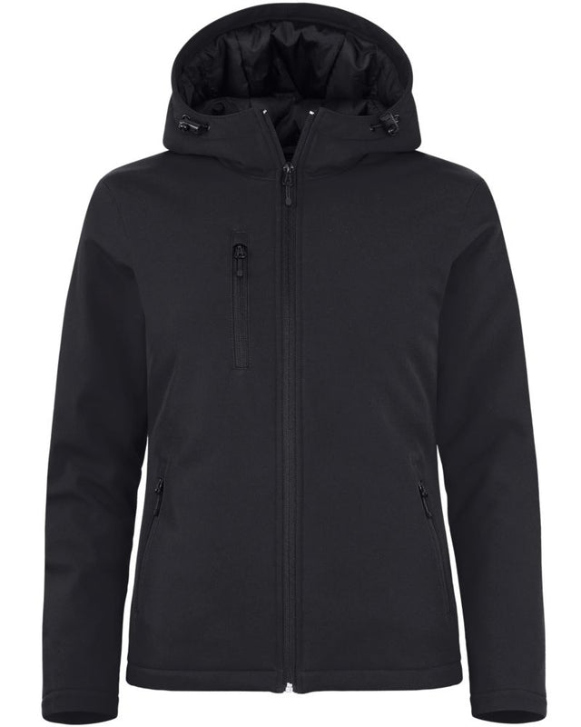 Clique Women's Equinox Insulated Softshell Full Zip Hooded Jacket