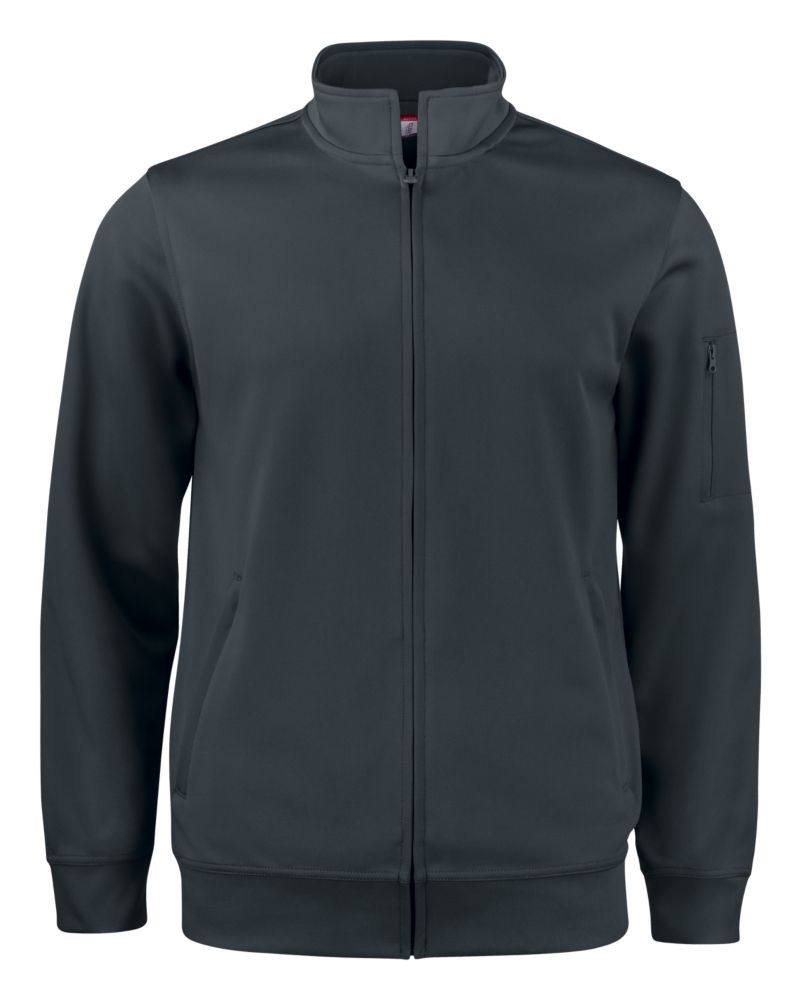 Clique Men's Lift Solution-dyed Performance Full Zip Sweatshirt