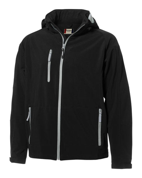 Clique Men's Serac Stretch Softshell Full Zip Jacket