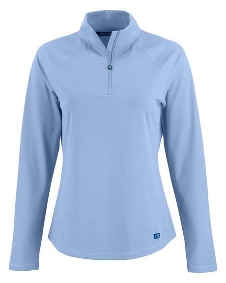 Cutter & Buck Women's Prospect Recycled Featherlight Stretch Quarter Zip