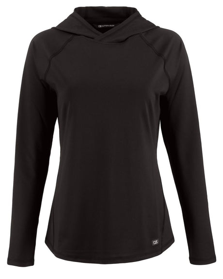 Cutter & Buck Women's Prospect Recycled Featherlight Stretch Hooded Pullover