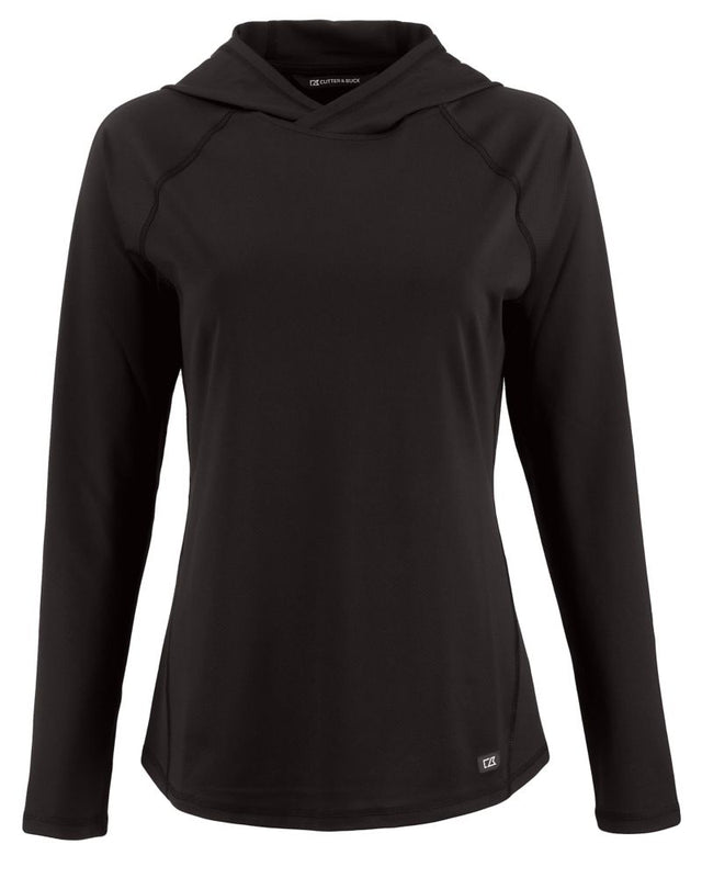Cutter & Buck Women's Prospect Recycled Featherlight Stretch Hooded Pullover
