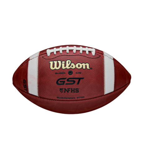 Wilson GST Red Leather NFHS Official Football-2