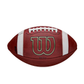 Wilson GST Red Leather Game Football-1