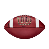 Wilson GST Red Leather Game Football-5