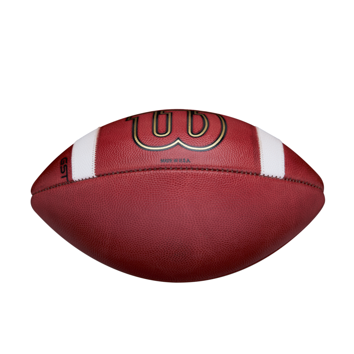 Wilson GST Red Leather Game Football-6