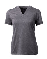 Cutter & Buck Women's Forge Recycled Four-Way Stretch Heathered Blade Top