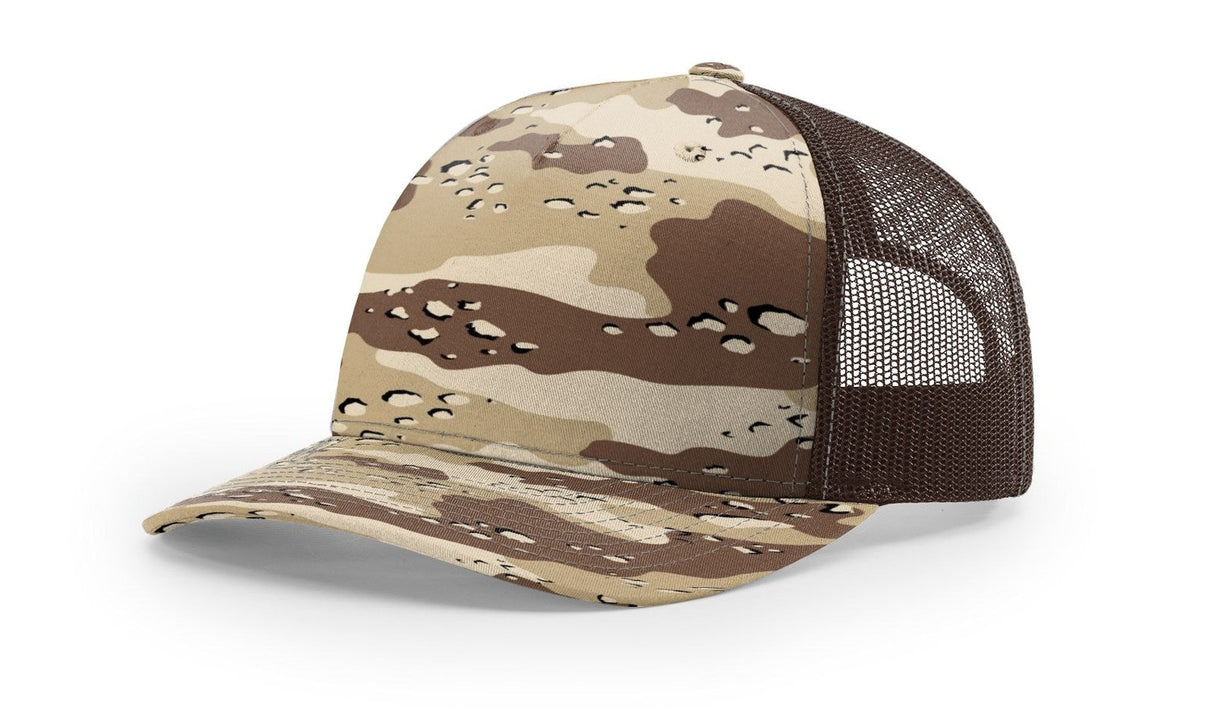 Richardson Camo Printed 112 Five Panel Trucker Hat