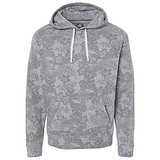 J. America Men's Fleece Triblend Hooded Sweatshirt 8871C