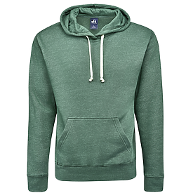 J. America Men's Fleece Triblend Hooded Sweatshirt 8871C