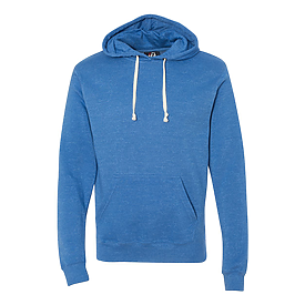 J. America Men's Fleece Triblend Hooded Sweatshirt 8871C