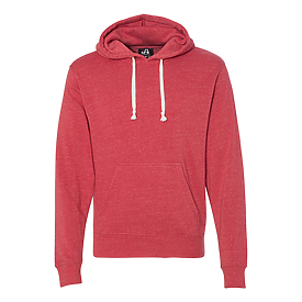 J. America Men's Fleece Triblend Hooded Sweatshirt 8871C