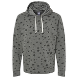 J. America Men's Fleece Triblend Hooded Sweatshirt 8871C